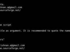 help and version page