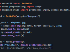 Image classification models for Keras Screenshot 1