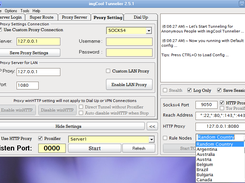 Proxy Setting + Tor Configuration