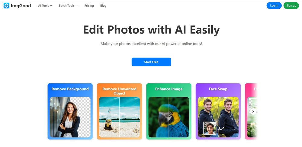 landing page