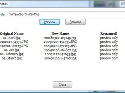 Batch Renaming Tool, version 1.0.0.0