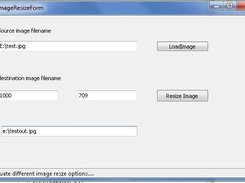 resize a image , measure the image processing time