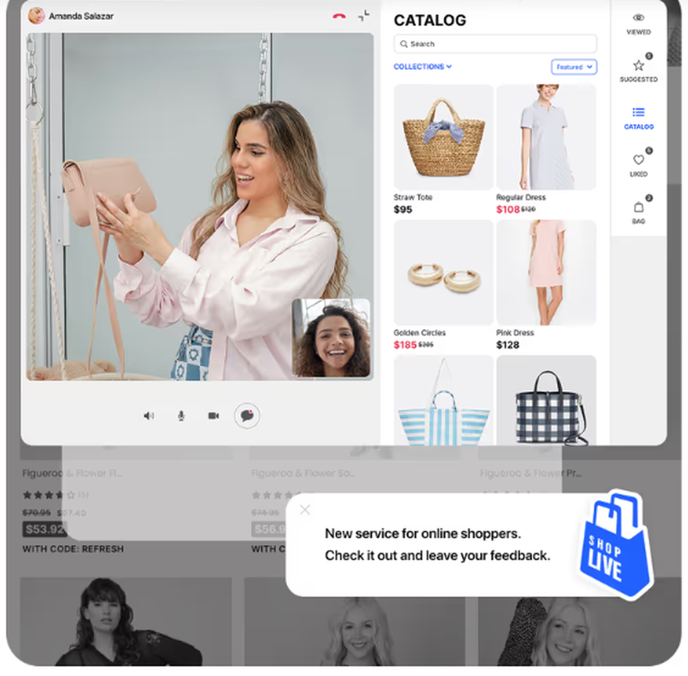 Immerss Live Commerce Screenshot 1