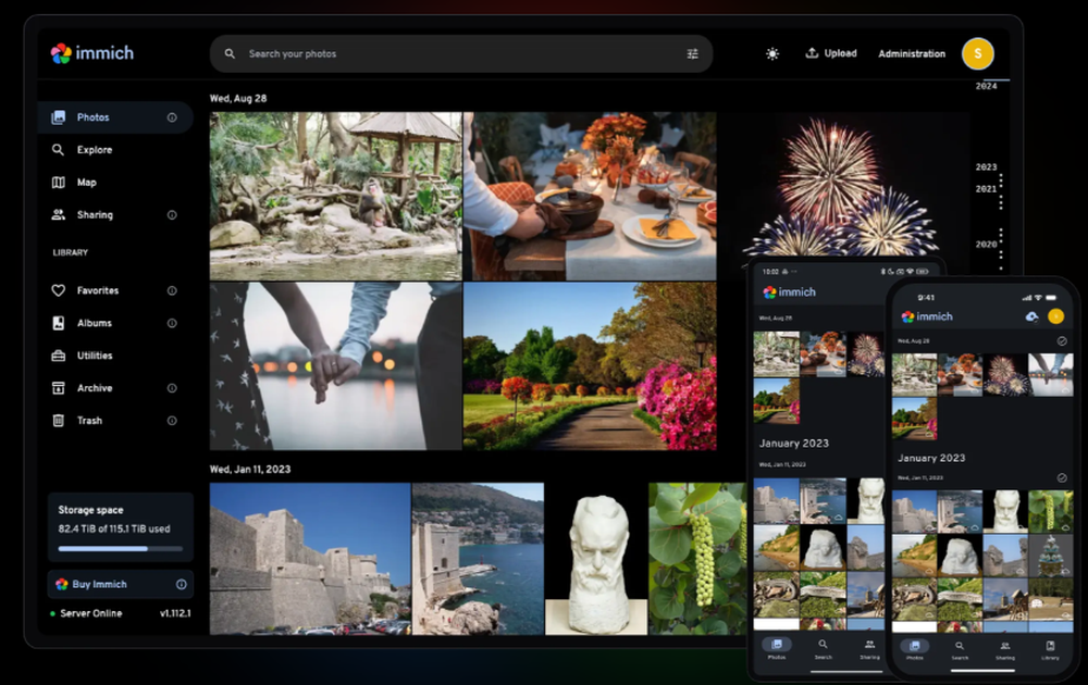 Immich Screenshot 1