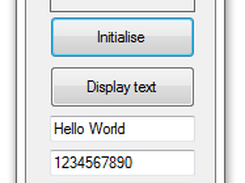 Imon display API example (VB.net) Screenshot 1