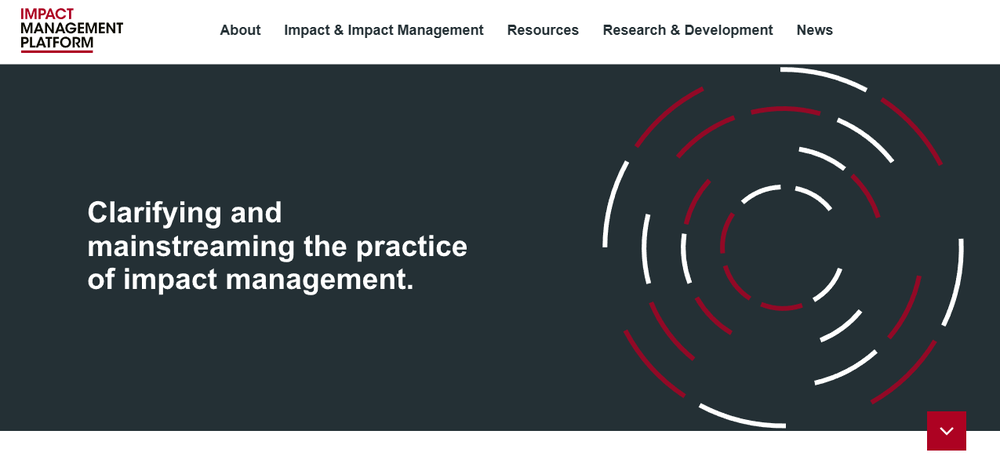 Impact Management Platform Screenshot 1