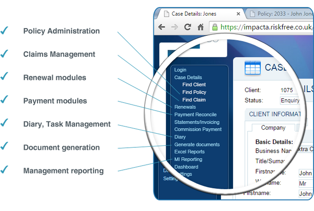 IMPACT Insure Screenshot 1