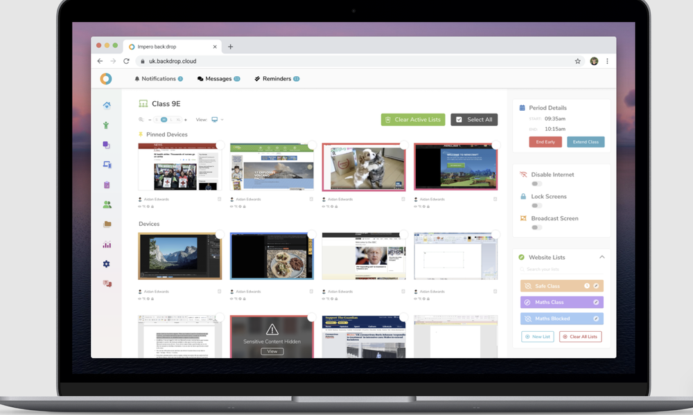 Impero Classroom Screenshot 1