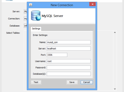 Select RDBMS Connection
