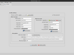 imprastorage - gui config