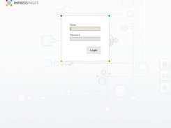 ImpressPages CMS login screen