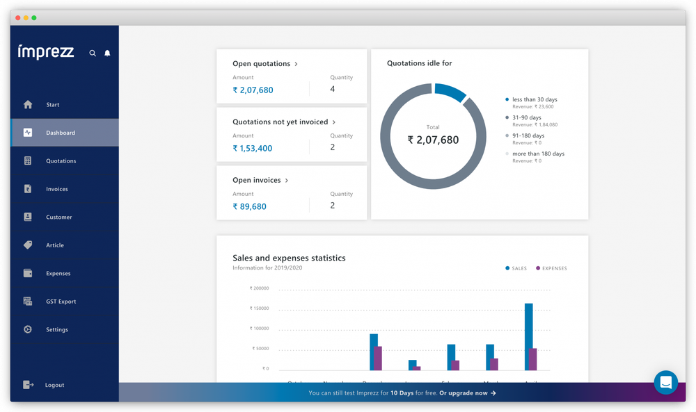 Imprezz Screenshot 1