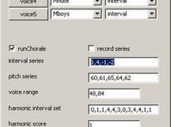 the interval melody controls