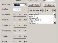 the partikkel cloud player controls