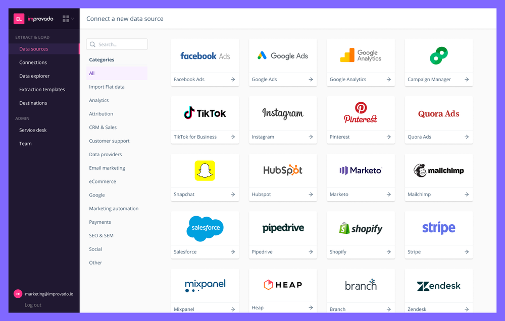 Connect data sources