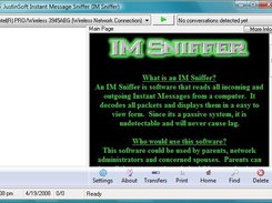 IM Sniffer 1.0 - Main Page