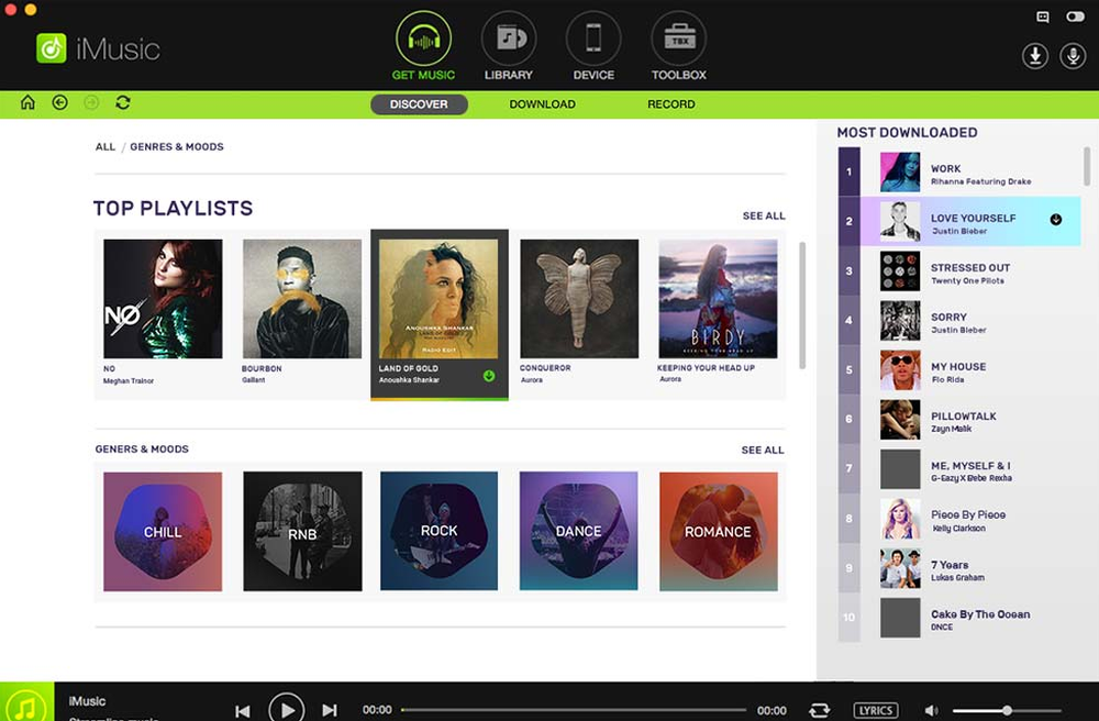 iMusic Screenshot 1