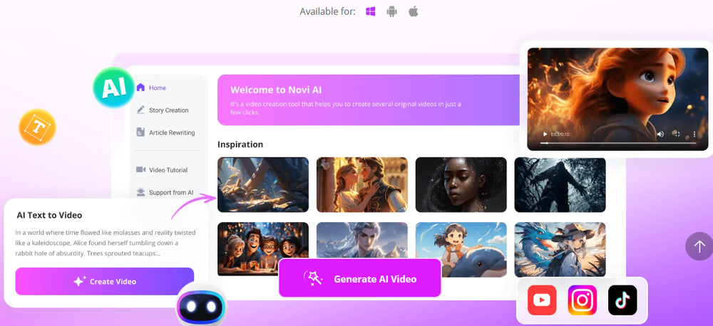 iMyFone Novi AI Screenshot 1