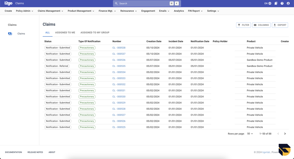 Claim Management