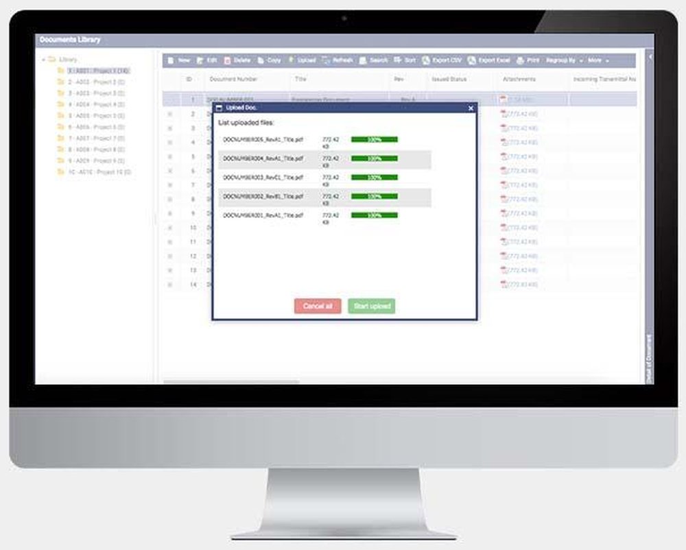 INACT DMS & Procurement Screenshot 1