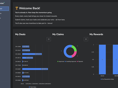 Participant Dashboard Dark Mode