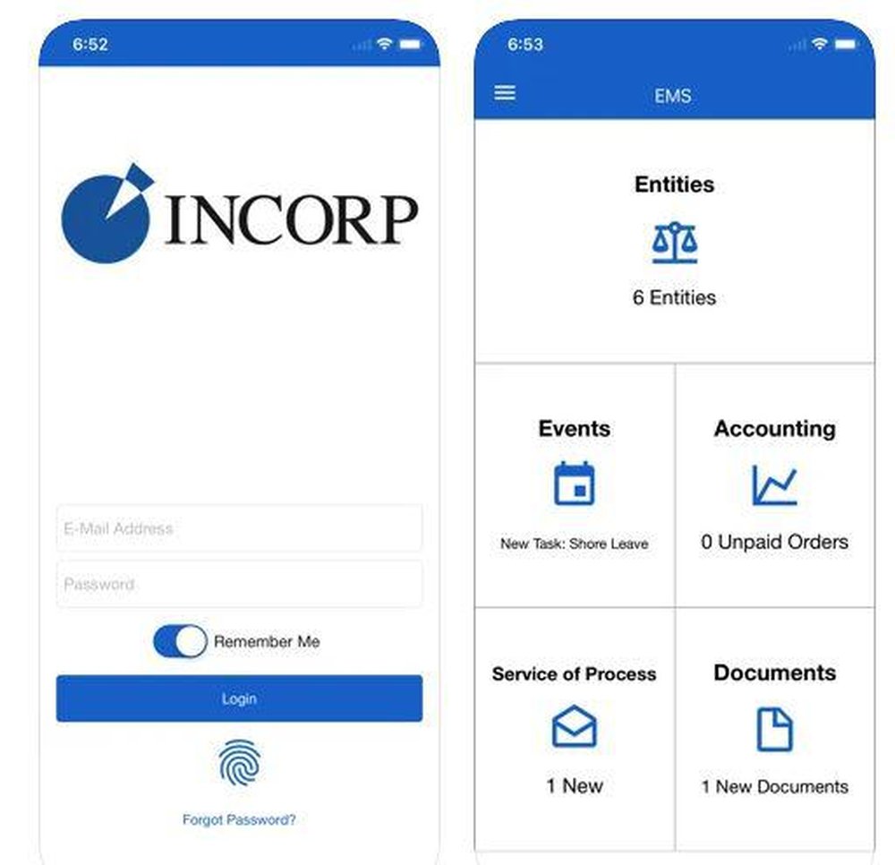 InCorp Screenshot 1