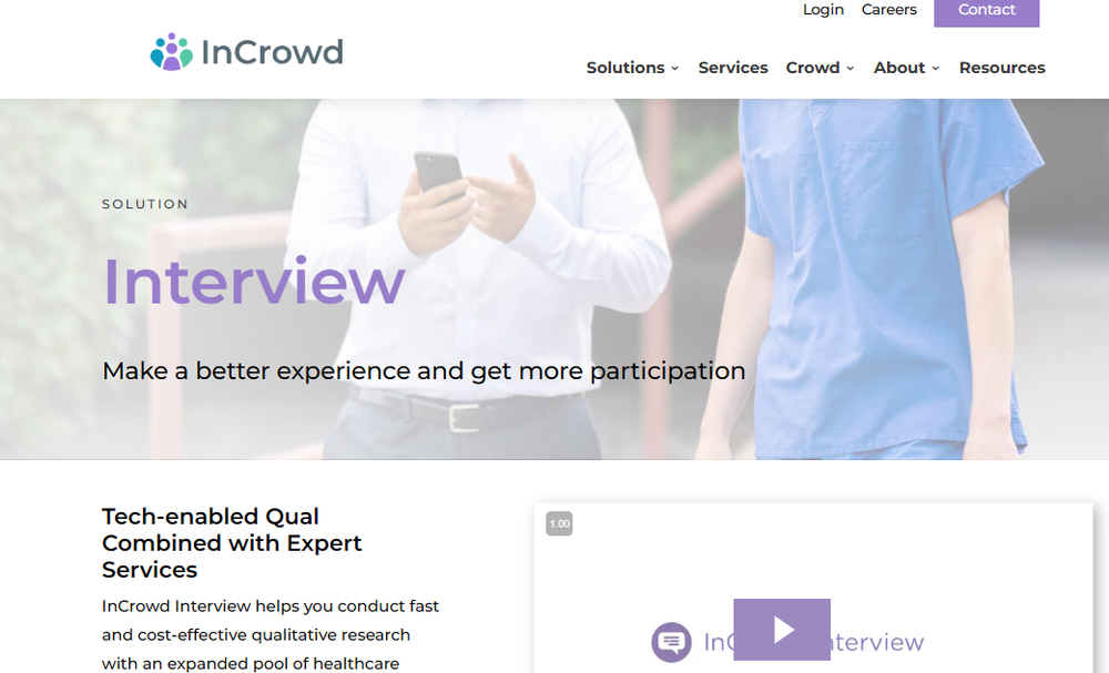 InCrowd Interview Screenshot 1