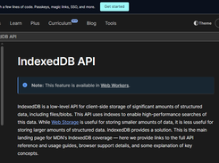 IndexedDB Screenshot 1
