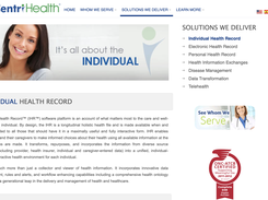 Individual Health Record Screenshot 1