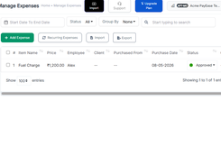 Expenses Management