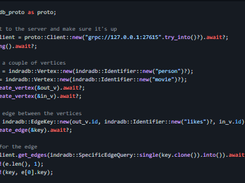 IndraDB Screenshot 1