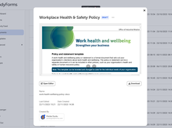 IndyForms' Document Library provides a central, sercure location to store all of your documents. Documents can be edited in real time with full edit history for version controlled documents.