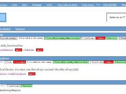 Screen shot of an example INEO report