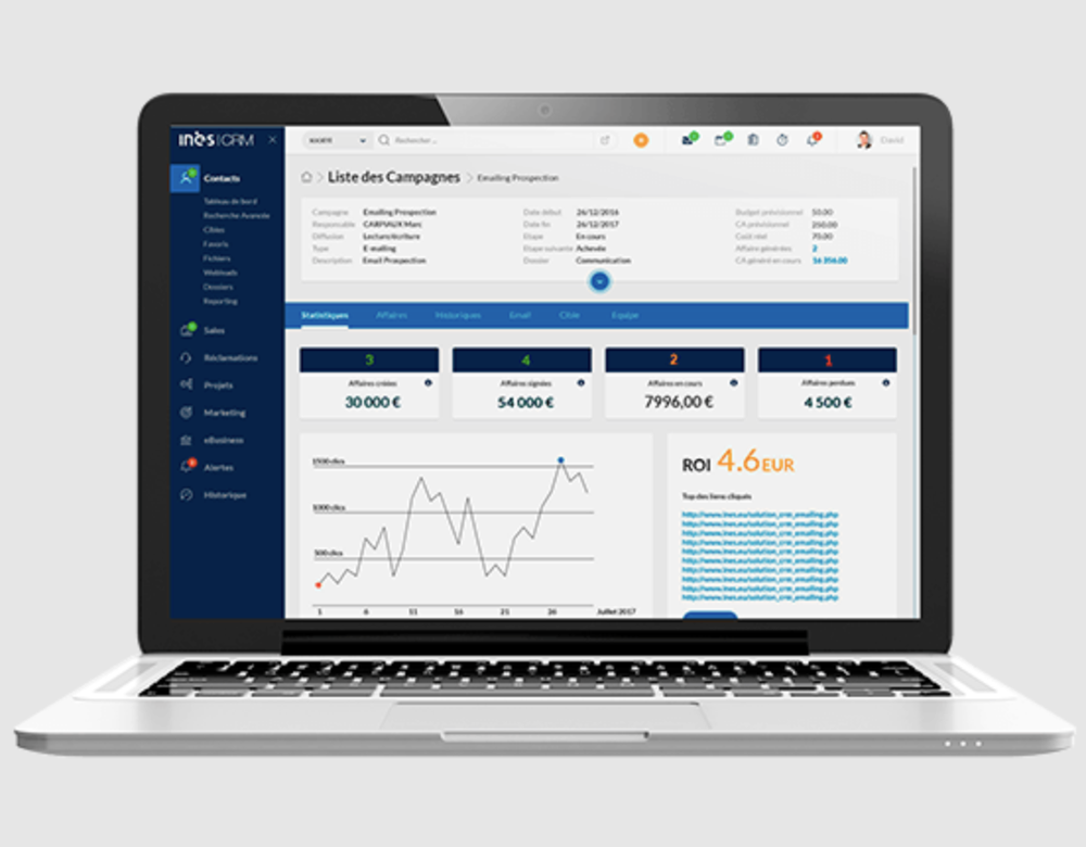 INES CRM Screenshot 1