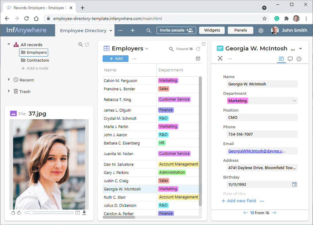 infanywhere Screenshot 1