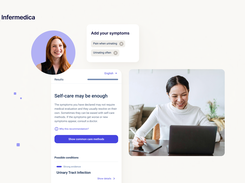 Infermedica's solutions are build to support patients and medical staff.