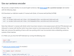 InferSent Screenshot 1