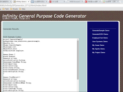 InfinityGPGenerator Screenshot 1
