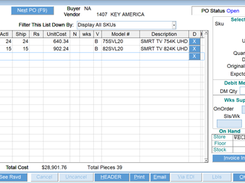 Purchase Order Lines