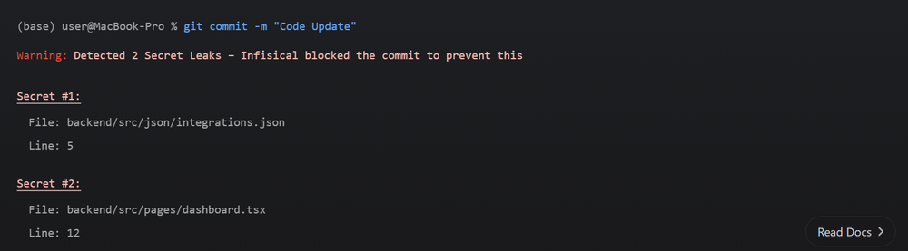 Infisical Screenshot 1