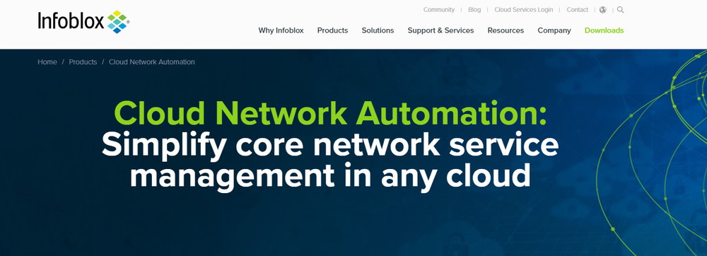 Infoblox Cloud Network Automation Screenshot 1