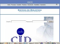 Pantalla de Ingreso (LOGIN) de InfoCID