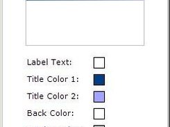 Visual configuration screen
