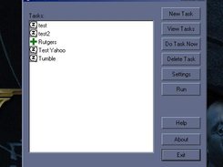 A "positive" (i.e., new mail) condition on task "Rutgers."