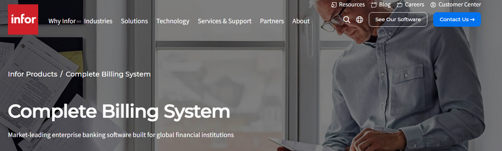 Infor Complete Billing System Screenshot 1