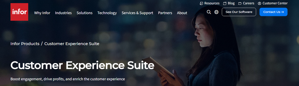 Infor Customer Experience Suite Screenshot 1