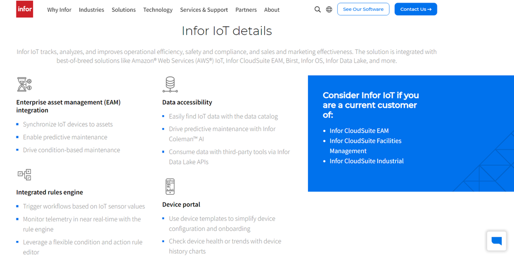 Infor IoT Screenshot 1