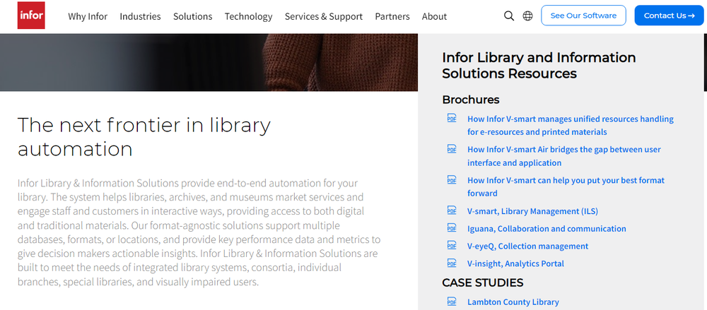 Infor Library and Information Solutions Screenshot 1