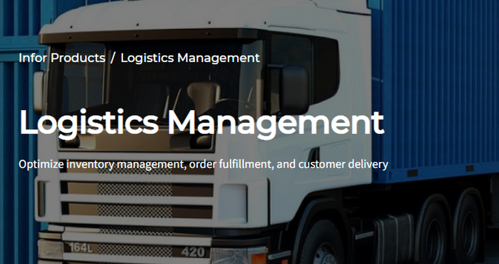 Infor Logistics Management Screenshot 1