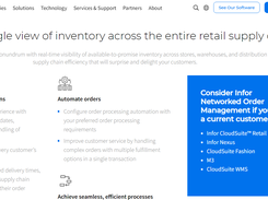 Infor Networked Order Management Screenshot 1